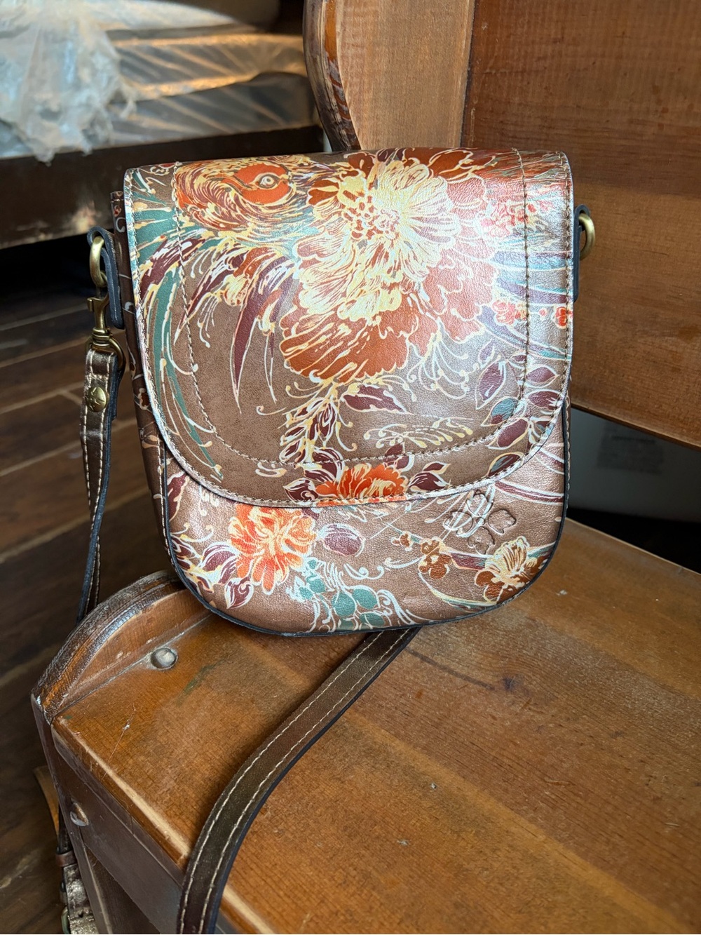 Patricia Nash Crossbody Bag - Brown Multicolor